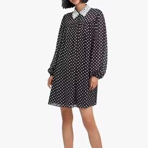 Kate Spade domino dot tulle dress